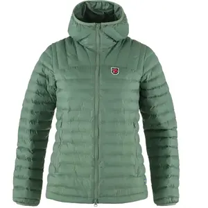 Comparateur de prix : Fjällräven Expedition Lätt Hoodie - Doudoune femme Patina Green S