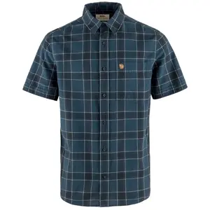 Comparateur de prix : Chemise Fjällräven Övik Travel manche courte bleu foncé - S