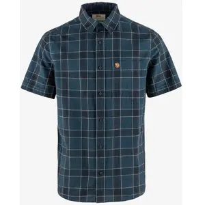 Comparateur de prix : Chemise Fjällräven Övik Travel manche courte bleu foncé - XL