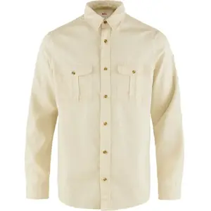 Comparateur de prix : Fjällräven - Övik Travel Shirt L/S - Chemise taille S, beige