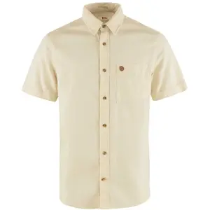 Comparateur de prix : Fjällräven Övik Travel Shirt SS - Chemise homme Chalk White S