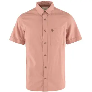 Fjällräven Övik Travel Shirt SS - Chemise homme Dusty Rose XL pas cher
