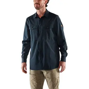 Comparateur de prix : Fjallraven Abisko Trekking Shirt M Tricot Homme, Bleu (Dark Navy), XL