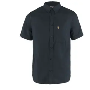 Comparateur de prix : Fjällräven - Övik Travel Shirt S/S - Chemise taille M, bleu