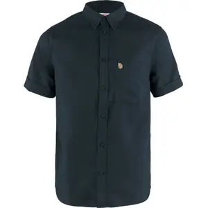 Comparateur de prix : Fjällräven - Övik Travel Shirt S/S - Chemise taille S, bleu