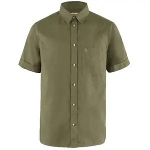 Comparateur de prix : Fjällräven - Övik Travel Shirt S/S - Chemise taille S, vert olive