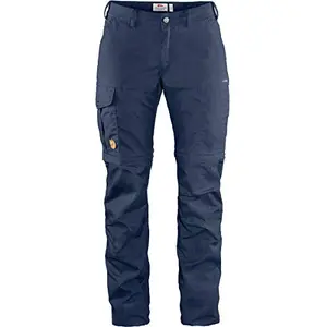 Fjällräven - Women's Karla Pro Zip-Off Trousers - Pantalon convertible taille 36, noir/bleu