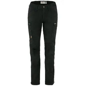 Fjallraven Femme Kaipak Trousers Curved W Pants, Noir, 36 EU pas cher