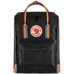 Comparateur de prix : Filofax Fjallraven F23620-550-907 Kånken Rainbow Black-Rainbow Pattern OneSize