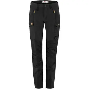 Comparateur de prix : Fjallraven Fjällräven Nikka Trousers Curved - Pantalon trekking femme Black EU 36
