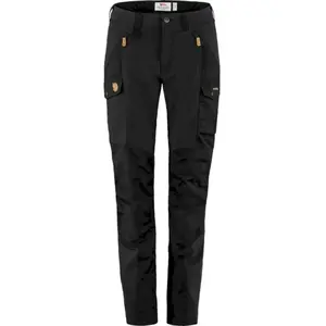 Fjällräven Nikka Trousers Curved - Pantalon trekking femme Black EU 46