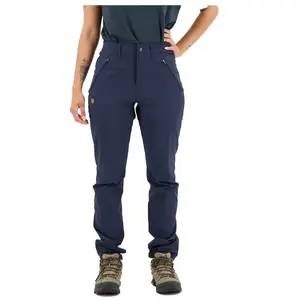 Fjallraven 87101-555 Abisko Trail Stretch Trousers W Pants Femme Dark Navy Taille 44/S pas cher