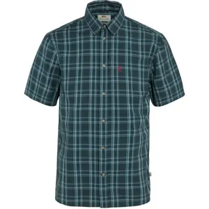 Fjällräven - Övik Lite Shirt S/S - Chemise taille L, bleu pas cher