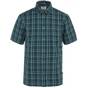 Comparateur de prix : Fjällräven - Övik Lite Shirt S/S - Chemise taille M, bleu