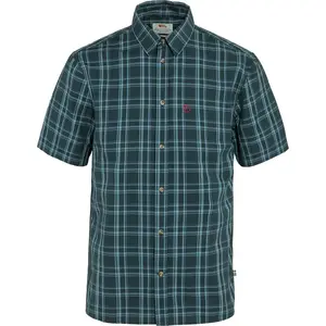 Fjällräven - Övik Lite Shirt S/S - Chemise taille XL, bleu pas cher