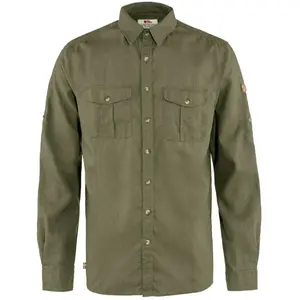 Comparateur de prix : Fjallraven 87208-620 Övik Travel Shirt LS M Shirt Homme Green Taille L