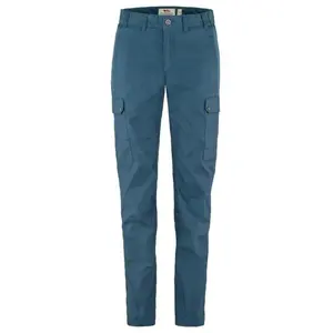 Fjällräven Femme Stina Trousers Everyday Outdoor, Indigo Blue, 46/S pas cher