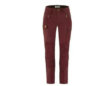 FJALLRAVEN Fjällräven Nikka Trousers Curved - Pantalon trekking femme Bordeaux Red EU 38 pas cher