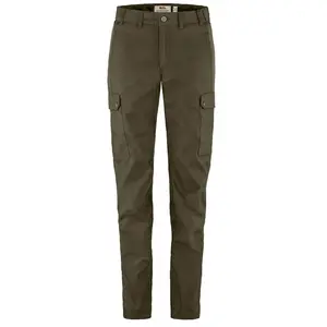 Comparateur de prix : FJALLRAVEN Fjällräven Stina Trousers - Pantalon randonnée femme Dark Olive EU 42 - Regular
