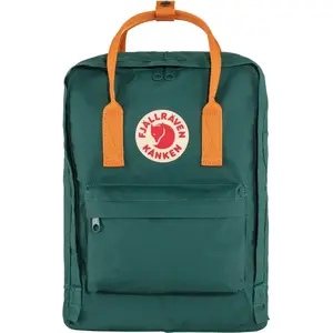 Sac a dos Fjallraven FJÄLLRÄVEN Kanken Backpack - Arctic Green/Spicy Orange pas cher