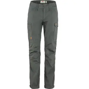 FJALLRAVEN Fjällräven - Women's Kaipak Trousers Curved - Pantalon de trekking taille 40 - Fixed Length, gris pas cher