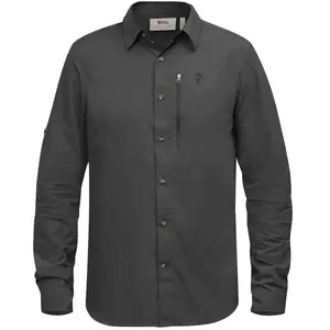 Comparateur de prix : Fjällräven - Abisko Hike Shirt LS - Chemise homme Dark Grey - L