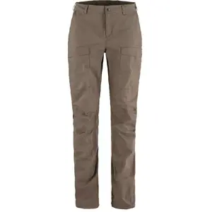 Fjällräven - Abisko Hybrid Trail Trousers - Pantalon randonnée femme Suede Brown - EU 48 - Regular