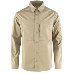 Comparateur de prix : Fjällräven Abisko Trail Shirt LS - Chemise homme Fossil XL