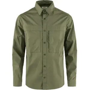 Comparateur de prix : Fjällräven Abisko Trail Shirt LS - Chemise homme Green XL