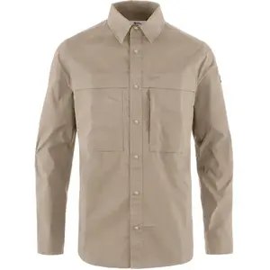 Comparateur de prix : Fjällräven - Abisko Trail Shirt L/S - Chemise taille S, beige