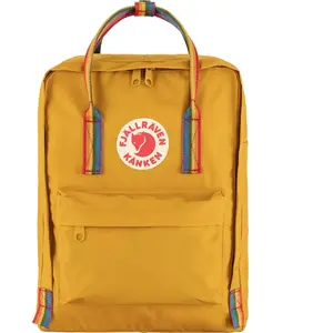 Comparateur de prix : Fjällräven Kånken Rainbow - Sac à dos Ochre / Rainbow Pattern 16 L