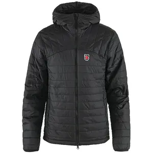 Comparateur de prix : Fjällräven - Expedition X-Lätt Hoodie - Veste synthétique taille L, noir/gris