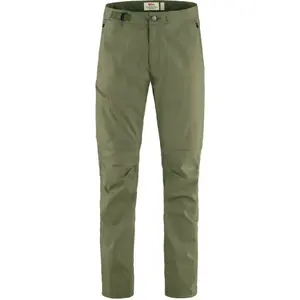 Fjällräven - Abisko Hike Trousers - Pantalon de trekking taille 52 - Regular, vert olive pas cher