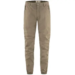 Fjällräven Homme Vardag Trousers Everyday Outdoor, Suede Brown, 58/S pas cher