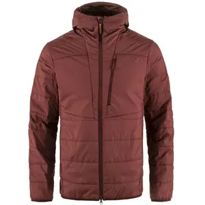 Fjällräven Keb Padded Hoodie - Doudoune homme Maroon M pas cher