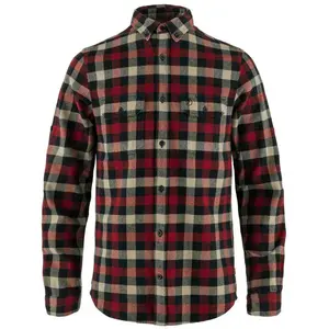 Fjällräven Skog Shirt - Chemise homme Dark Navy / Red XL pas cher
