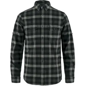 Fjällräven - Skog Shirt - Chemise homme Black / Grey - XS pas cher