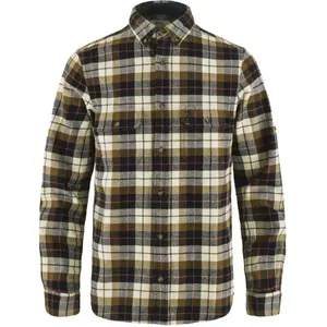 Fjällräven - Singi Heavy Flannel Shirt - Chemise homme Chalk White / D...Vendu parhardloop