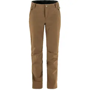 Fjällräven Abisko Winter Stretch Trousers - Pantalon randonnée femme Wood Brown EU 48 - Long pas cher