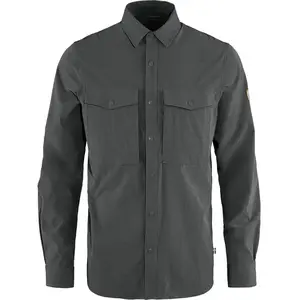 Fjällräven - Abisko Trekking Shirt - Chemise taille L, gris pas cher