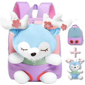LARGEIGHT Mignon Cartable Fille Maternelle - Sac Dos pour Enfant Anima...Vendu parcdiscount