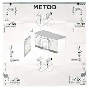 Electrolux - Gabarit de montage pour Lave-vaisselle Ikea - 140021487032 pas cher