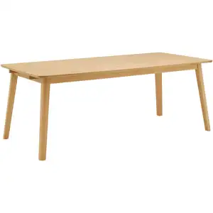 Table rectangulaire bois avec rallonges en option Adèle Camif pas cher