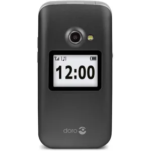 Doro 2424 - Mobiltelefon - GSM - 320 x 240 Pixel 3 MP - Silber, Graphite pas cher