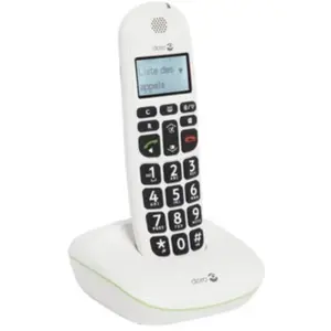 Comparateur de prix : Téléphone sans fil DORO Phone Easy 110 - Grandes touches numérotées à retour vocal - Blanc