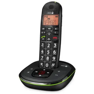 Téléphone sans fil dect noir avec répondeur - phoneeasy105wr - DORO pas cher