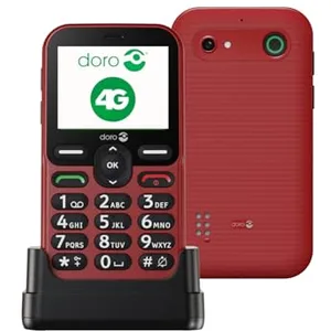 Comparateur de prix : Doro Leva E10 6,1 cm (2.4") 118,9 g Rouge Téléphone pour seniors 380593