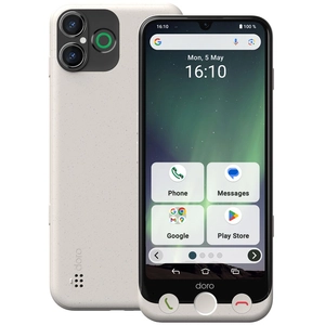 Comparateur de prix : Doro Aurora A30, 15,5 cm (6.1'), 6 Go, 128 Go, 50 MP, Android 14, Blanc 380546