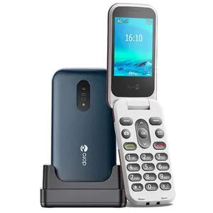 Téléphone mobile DORO 2820 clapet 2.8'' 4G Bluetooth Bleu Blanc pas cher