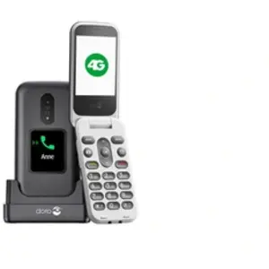Téléphone portable DORO 2880 clapet 4G Bluetooth 1000 mAh Noir Blanc pas cher